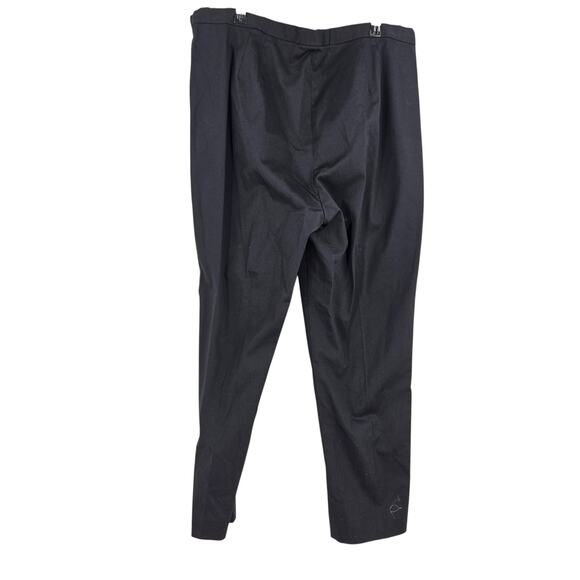 Marc Jacobs Trousers Dress Pants Black High Waisted Straight Leg Pintuck NWT 12 - Picture 2 of 6